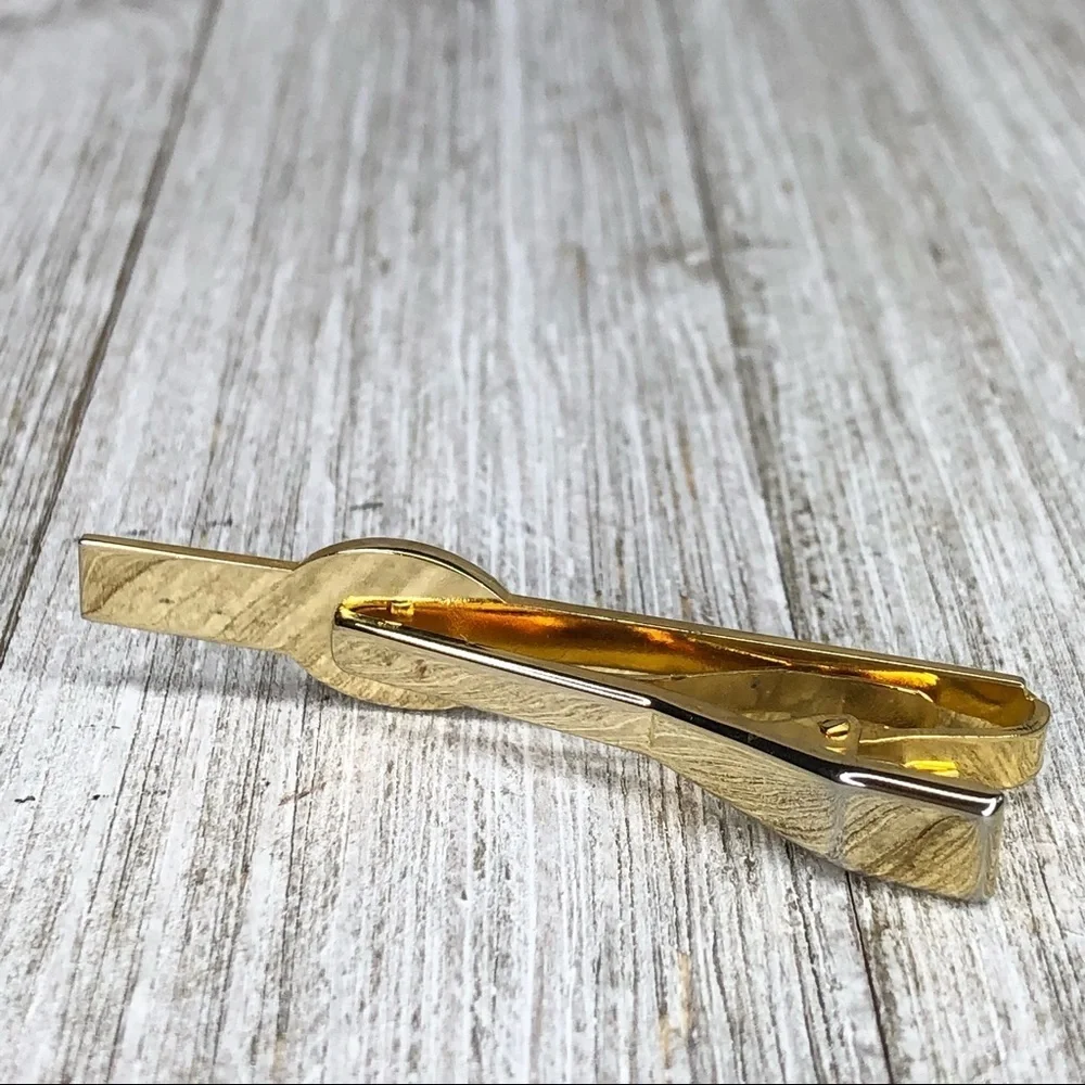 Mixed Metals Initial A Tie Bar Clip